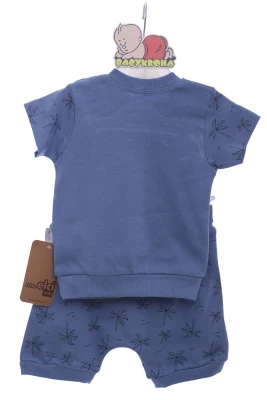 Шорти з футболкою для хлопчика Summer блакитний