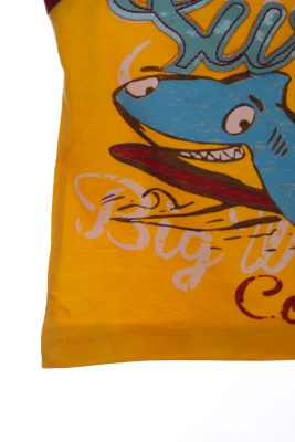 Майка для хлопчика трикотажна Sur жовта