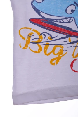 Майка для хлопчика трикотажна Sur біла