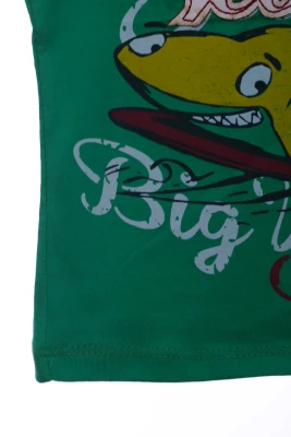 Майка для хлопчика трикотажна Sur зелена