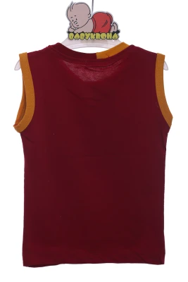 Майка для хлопчика трикотажна Let's surf червона