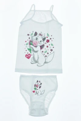 Майка з трусами для дівчинки трикотажні