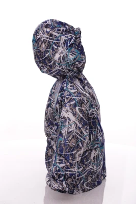 Куртка для хлопчика нуль на холлофайбері Babykroha з принтом зеленої павутинки