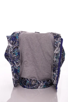 Куртка для хлопчика нуль на холлофайбері Babykroha з принтом зеленої павутинки