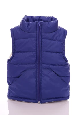 Жилетка на флісі для хлопчика з кишенями Babykroha електрик