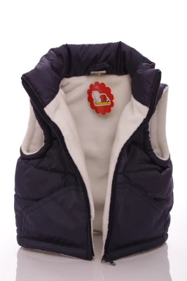 Жилетка на флісі для хлопчика з кишенями Babykroha синя