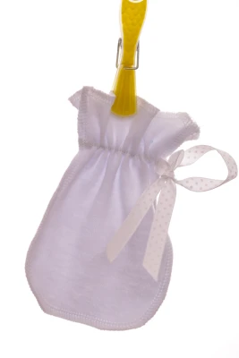 Хрестильний мішечок для волосся Babykroha білий