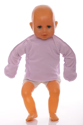 Сорочка з подряпинами для дівчинки інтерлок Babykroha фіолетова