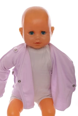 Сорочка з подряпинами для дівчинки інтерлок Babykroha фіолетова