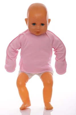 Сорочка з подряпинами для дівчинки інтерлок Babykroha рожева