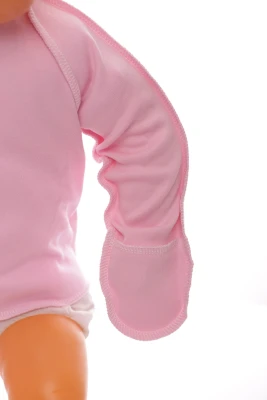 Сорочка з подряпинами для дівчинки інтерлок Babykroha рожева