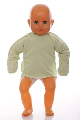 Сорочка з подряпинами інтерлок Babykroha зелена