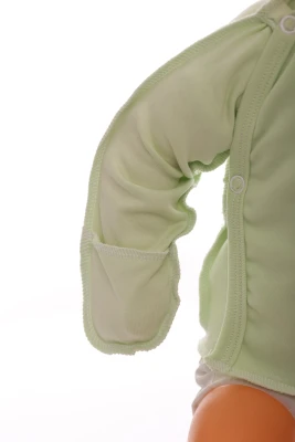 Сорочка з подряпинами інтерлок Babykroha зелена