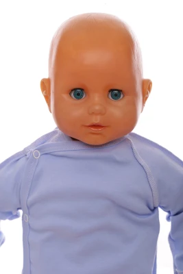 Сорочка з подряпинами для хлопчика інтерлок Babykroha блакитна