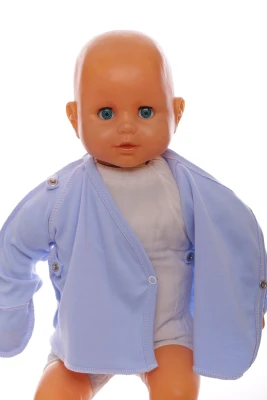 Сорочка з подряпинами для хлопчика інтерлок Babykroha блакитна