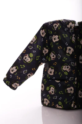 Куртка нуль на холлофайбері Babykroha з принтом Міккі Маус синій