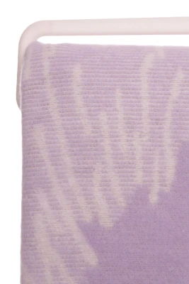 Ковдра байкова для дівчинки з їжачком 100*140 лілова