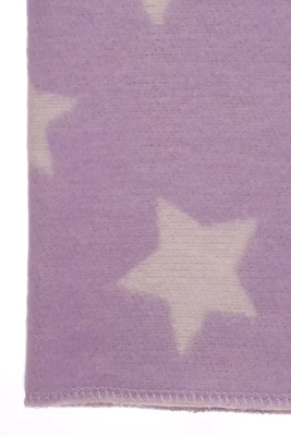 Ковдра байкова для дівчинки з їжачком 100*140 лілова