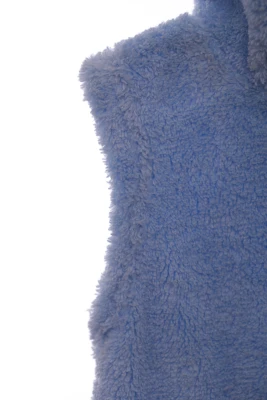 Жилетка трава для хлопчика з капюшоном Зайчик блакитний