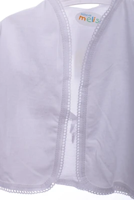 Сорочка трикотажна на зав'язках біла