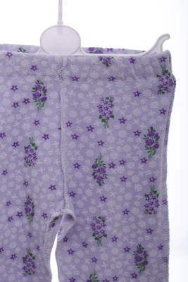 Повзунки трикотажні в фіолетові квіточки