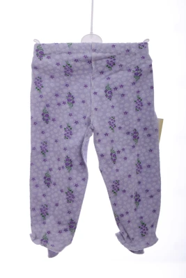 Повзунки трикотажні в фіолетові квіточки