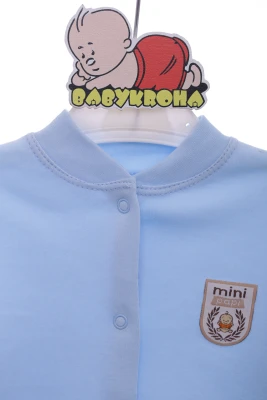 Сорочка на кнопках для хлопчика тракотажна mini papi блакитна