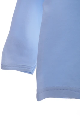 Сорочка на кнопках для хлопчика тракотажна mini papi блакитна