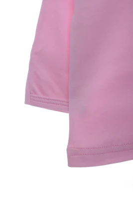 Сорочка на кнопках для дівчинки трикотажна mini papi рожева