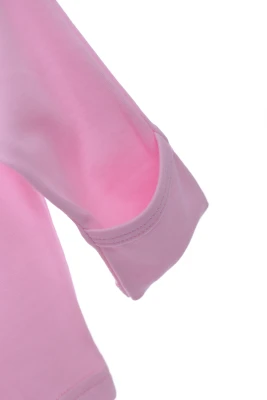 Сорочка на кнопках для дівчинки трикотажна mini papi рожева