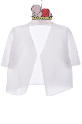 Сорочка з довгим рукавом трикотажна молочна