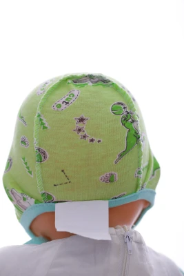 Чіпчик х/б для хлопчика на зав'язках Cute салатовий