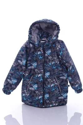 Куртка для хлопчика на трикотажі Babykroha FOOTball сіра