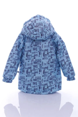 Куртка для хлопчика на трикотажі Babykroha Denim блакитна