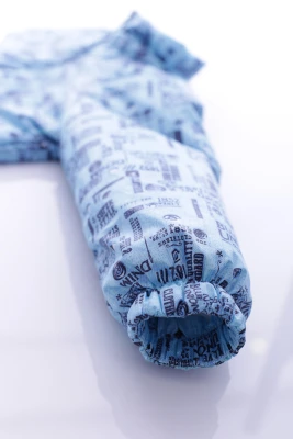 Куртка для хлопчика на трикотажі Babykroha Denim блакитна