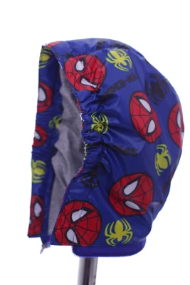 Куртка для хлопчика на трикотажі Babykroha з принтом Spider Man синя