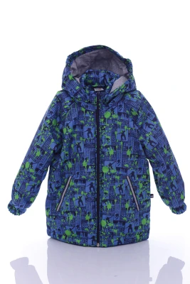 Куртка для хлопчика на трикотажі Babykroha Sport блакитна