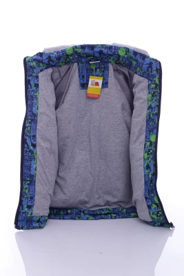 Куртка для хлопчика на трикотажі Babykroha Sport блакитна