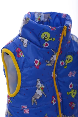 Жилетка для хлопчика на флісі Babykroha Rabbit електрик синя