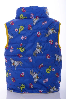 Жилетка для хлопчика на флісі Babykroha Rabbit електрик синя