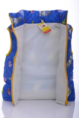 Жилетка для хлопчика на флісі Babykroha Rabbit електрик синя