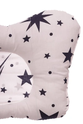 Подушка хлопковая с звездочки 30*23 см белая